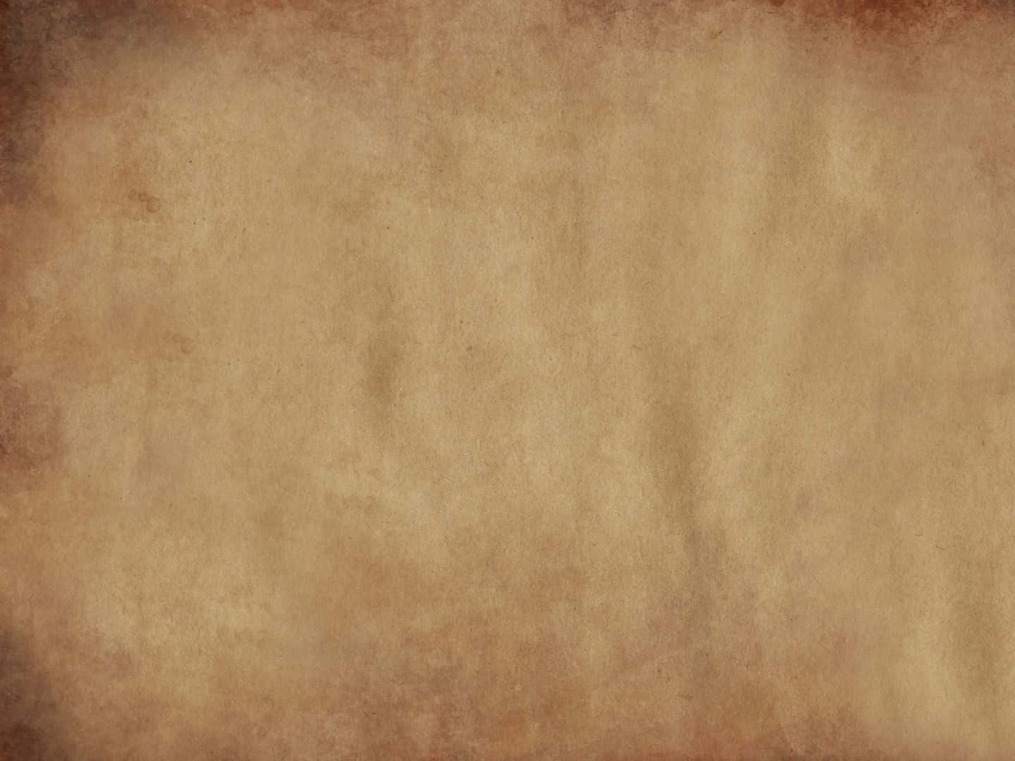 Parchment Background In Discolored Brown Color