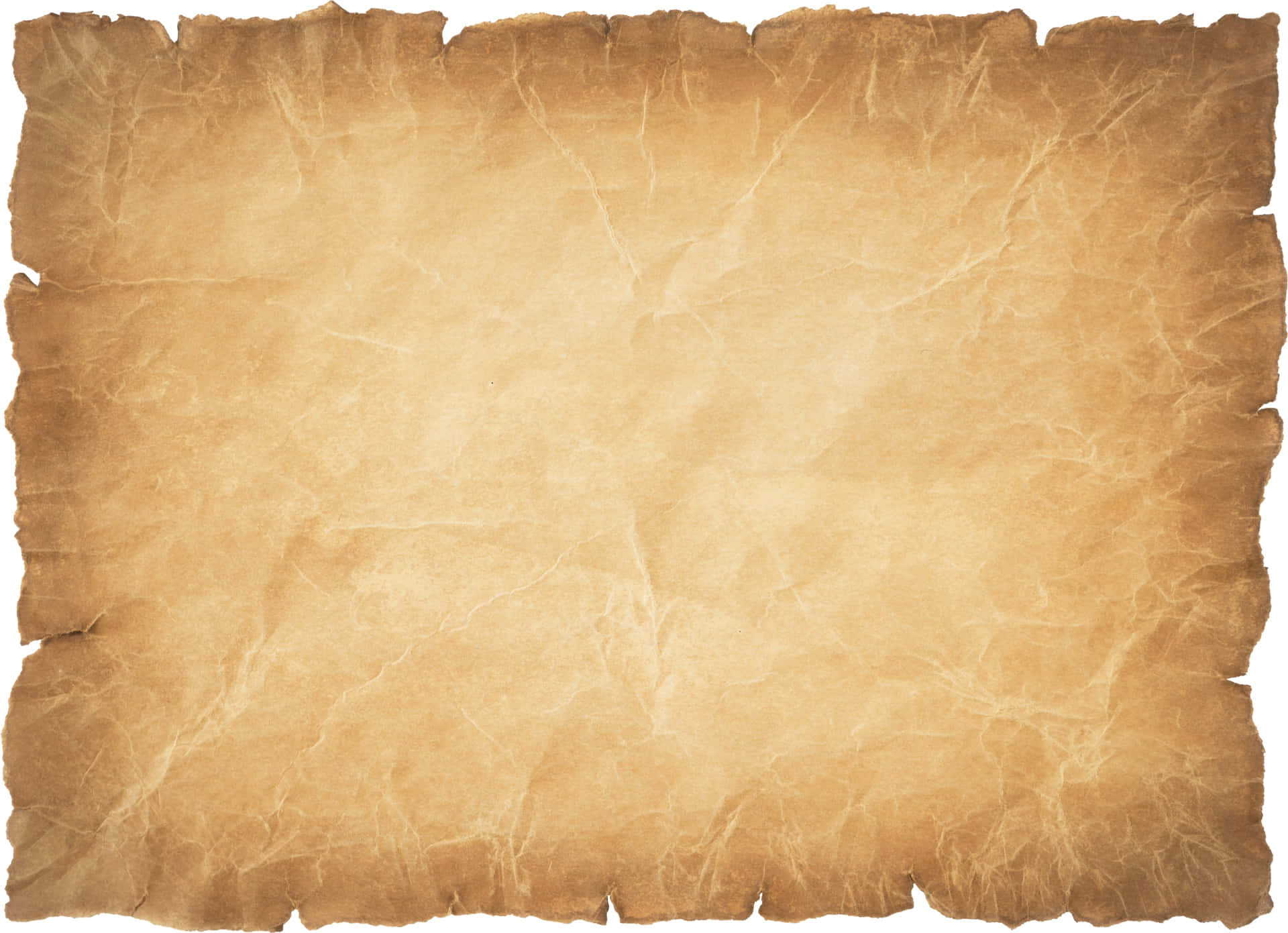 Parchment Background With Burnt Edges