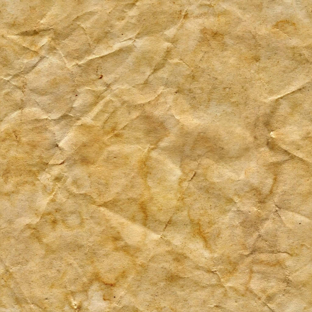 Parchment Paper Background Crumpled Brown Background