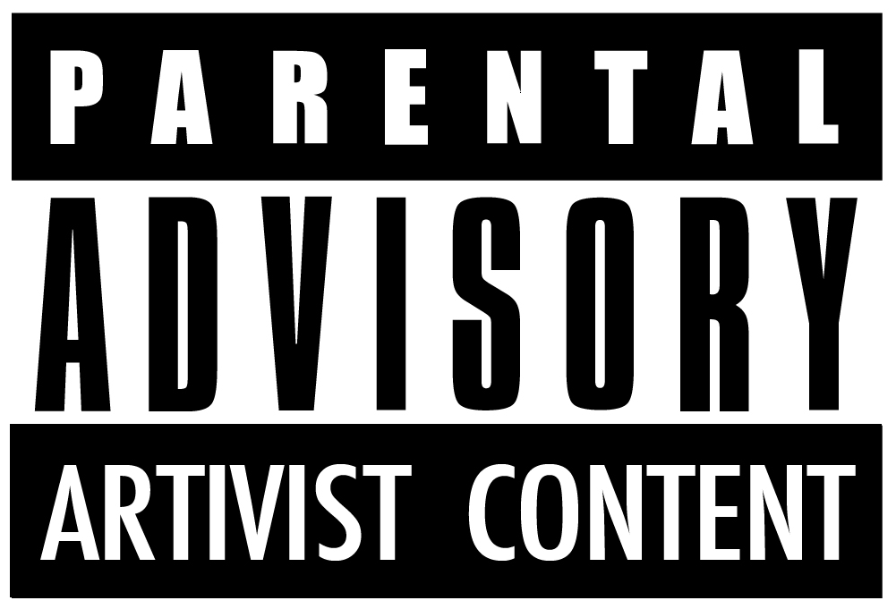 Parental Advisory Artivist Content Label PNG