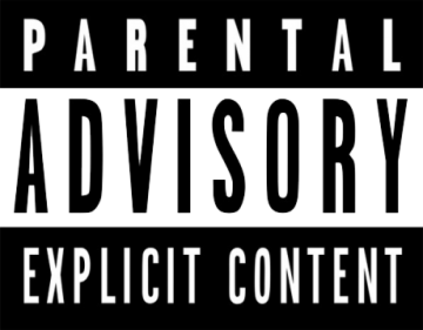 Parental Advisory Explicit Content Label PNG