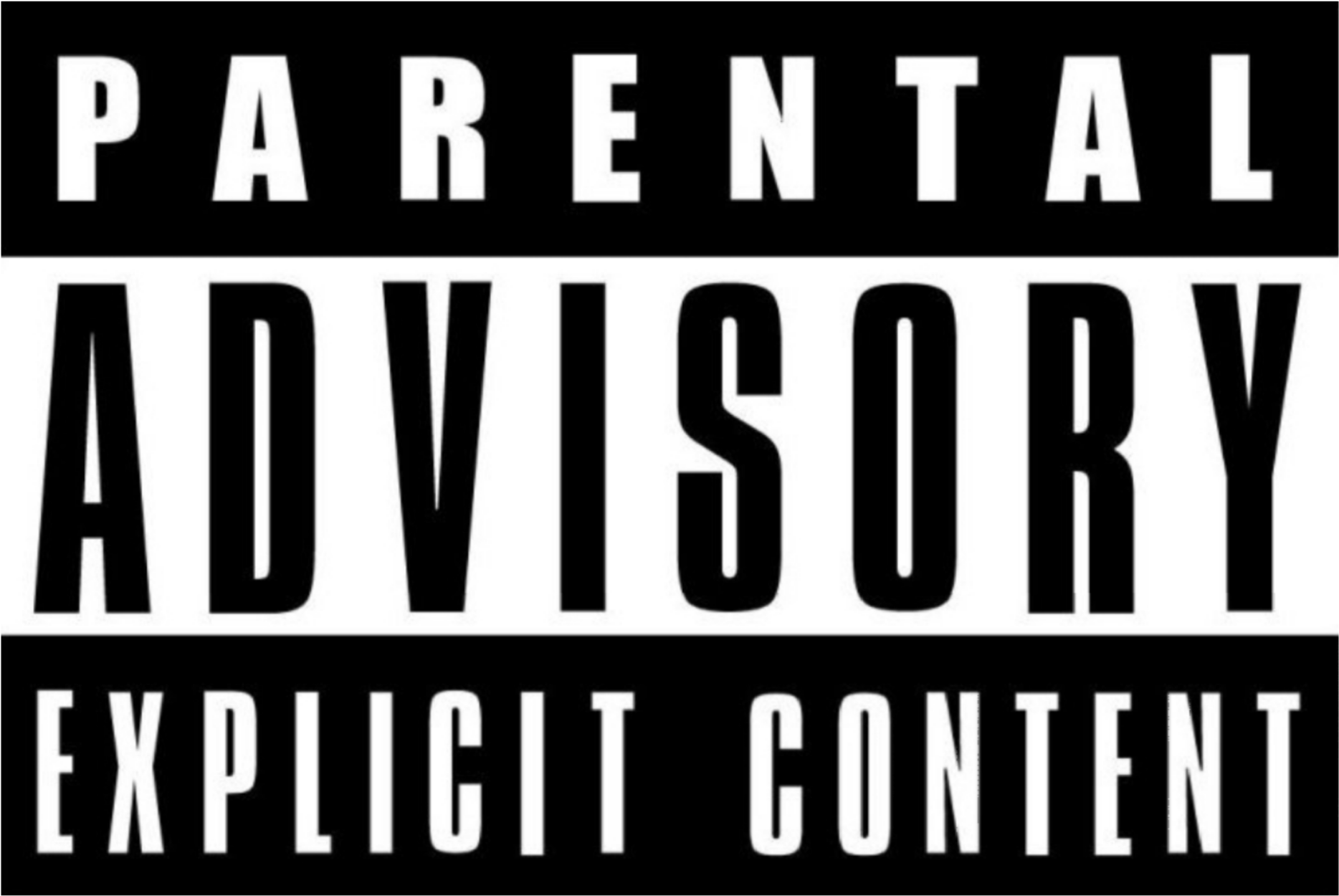 Parental Advisory Explicit Content Label PNG