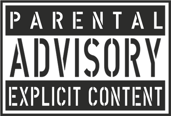 Parental Advisory Explicit Content Label PNG