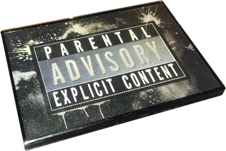 Parental Advisory Explicit Content Label PNG