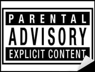 Parental Advisory Explicit Content Label PNG