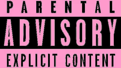 Parental Advisory Explicit Content Label PNG
