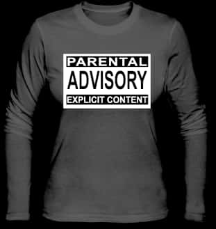 Download Parental Advisory Explicit Content Shirt | Wallpapers.com