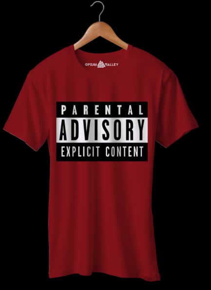 Parental Advisory Explicit Content Tshirt PNG