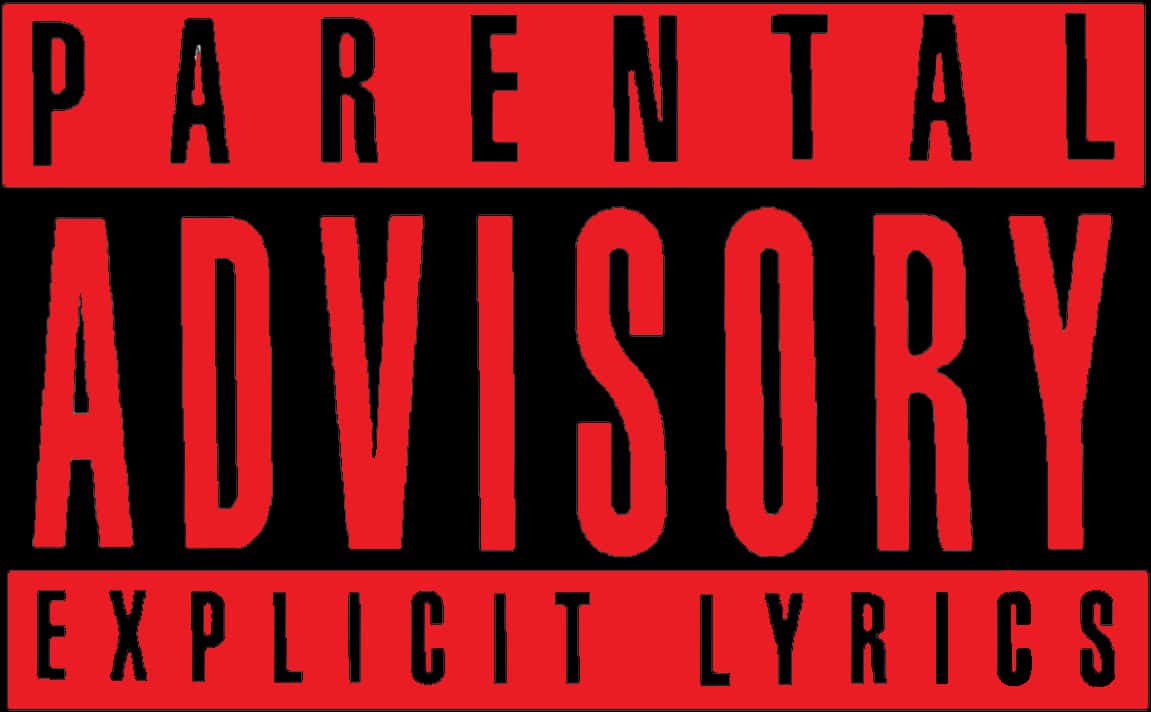 Parental Advisory Explicit Lyrics Label PNG