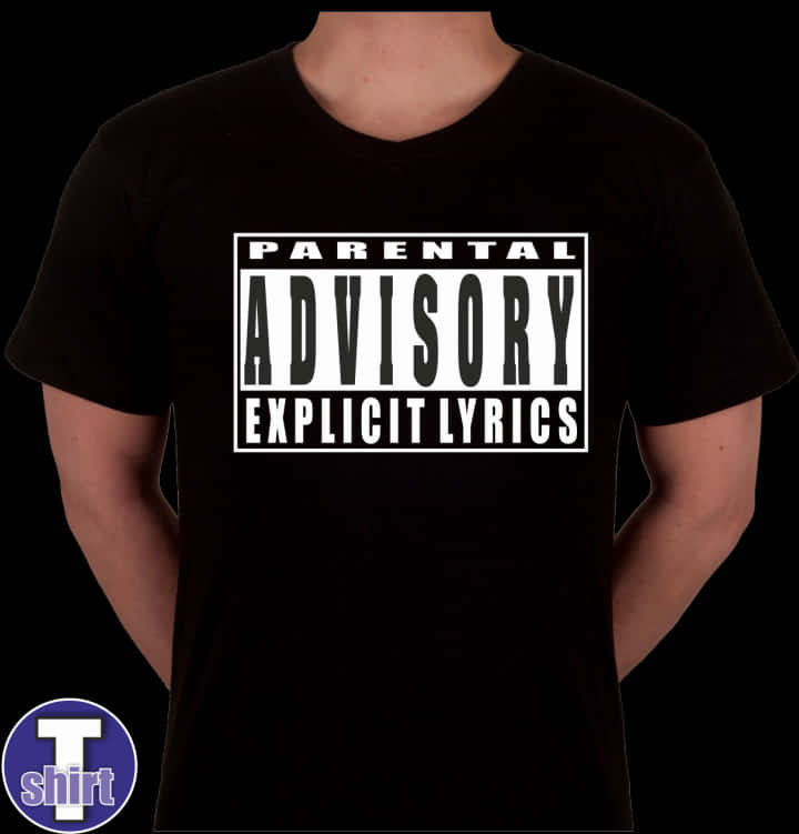 Parental Advisory Explicit Lyrics Tshirt PNG