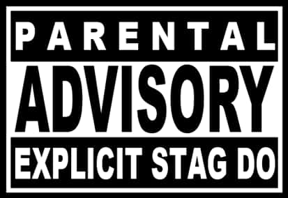 Parental Advisory Explicit Stag Do Label PNG