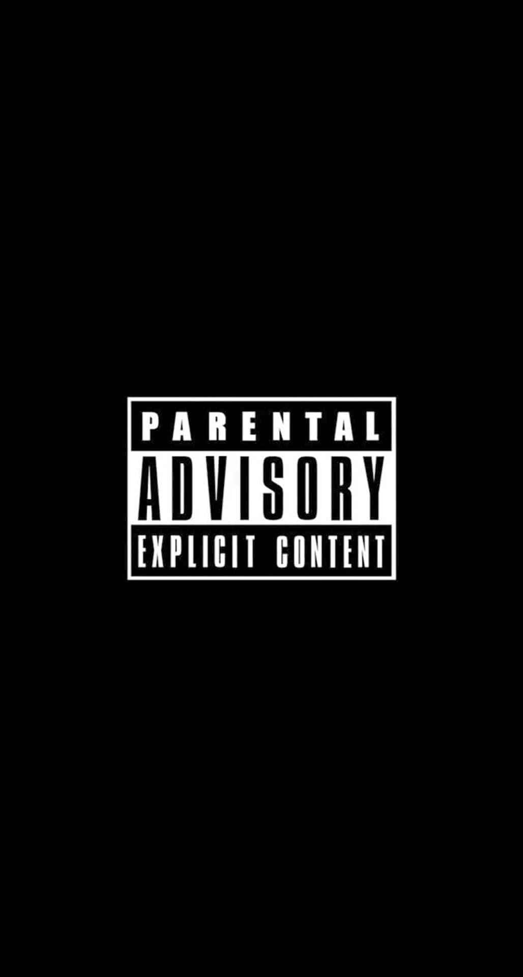 The Logo For Parental Advisory Explicit Content Wallpaper