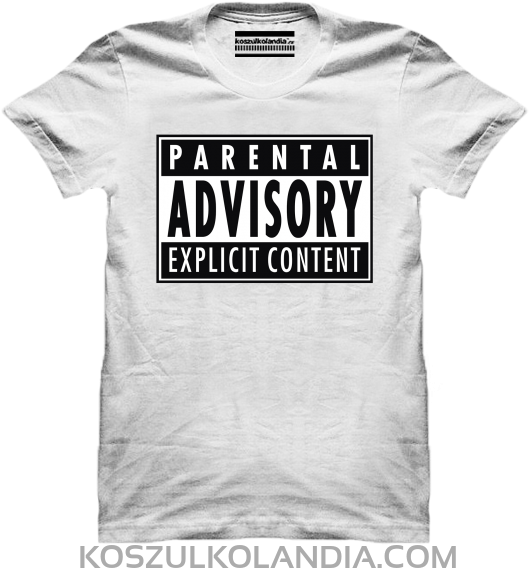 Parental Advisory T Shirt Design PNG