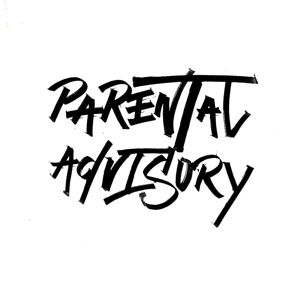 Parental Advisory Graffiti Art Wallpaper