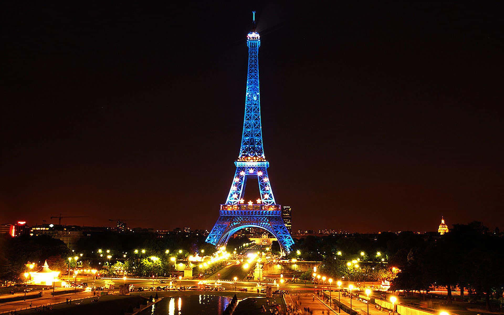 "Night lights of Paris" Wallpaper
