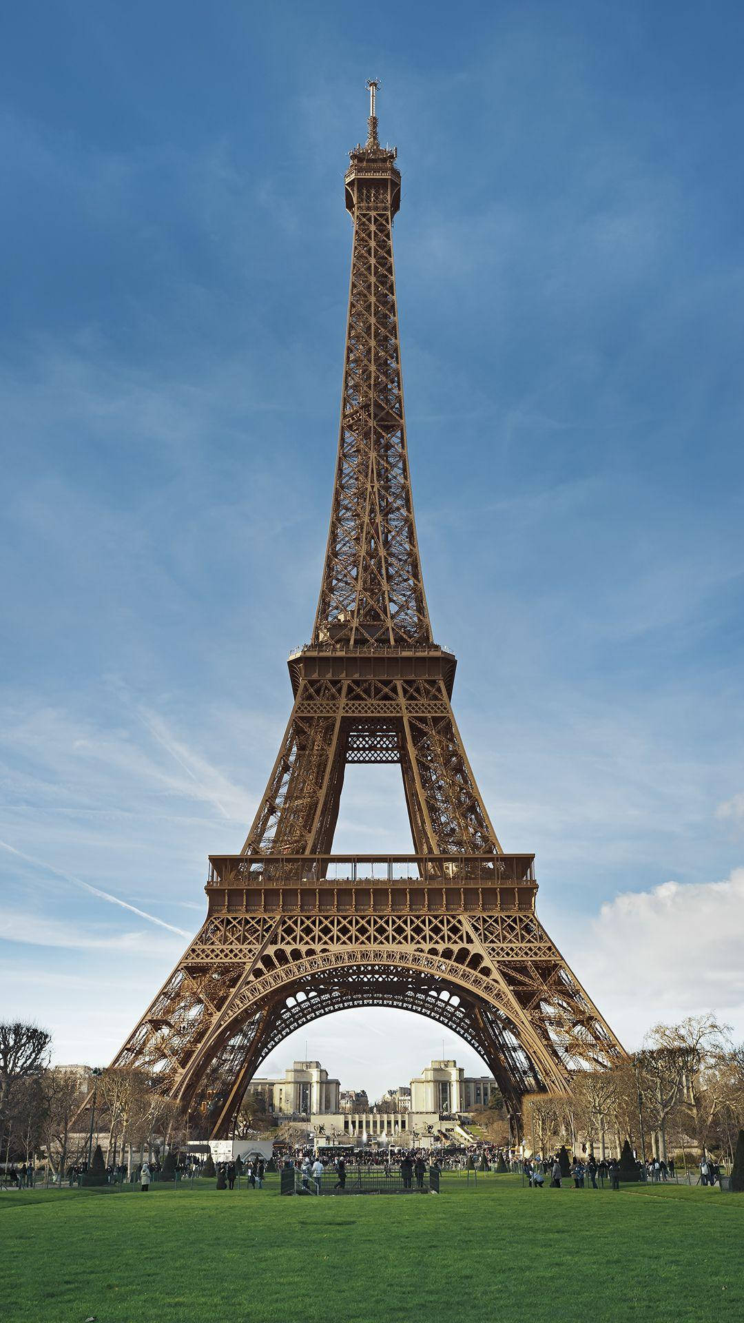 Sfondoper Cellulare Hd Della Torre Eiffel Di Parigi. Sfondo