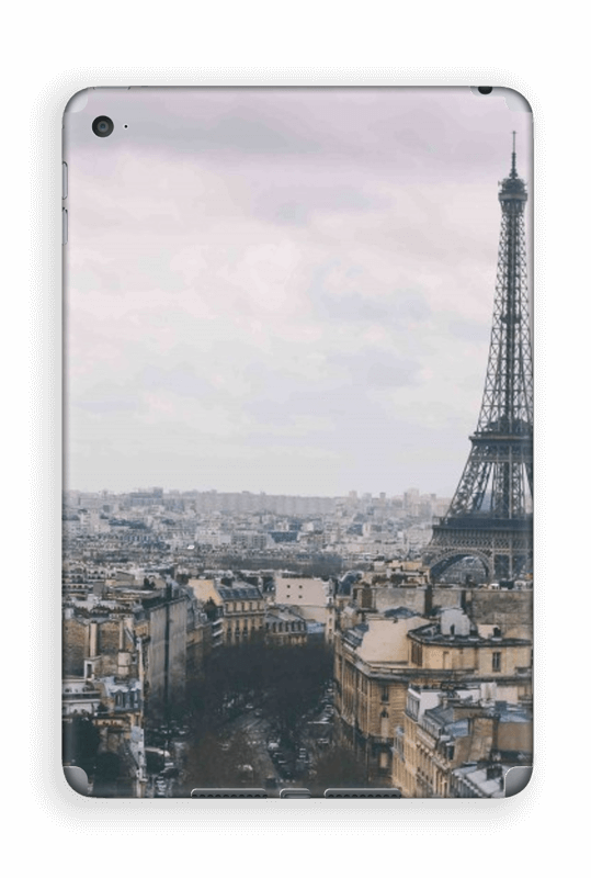 Paris Eiffel Tower View Tablet Wallpaper PNG