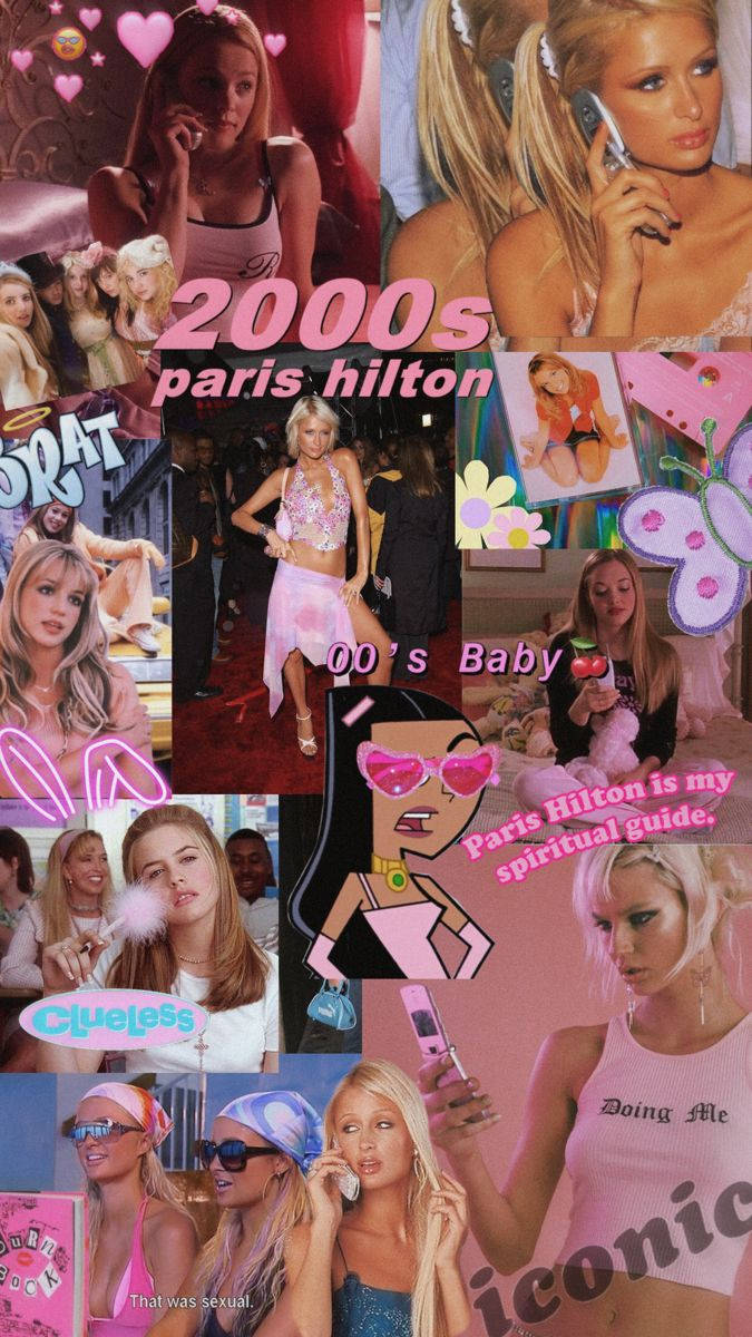 Paris Hilton 2000s Icon Background