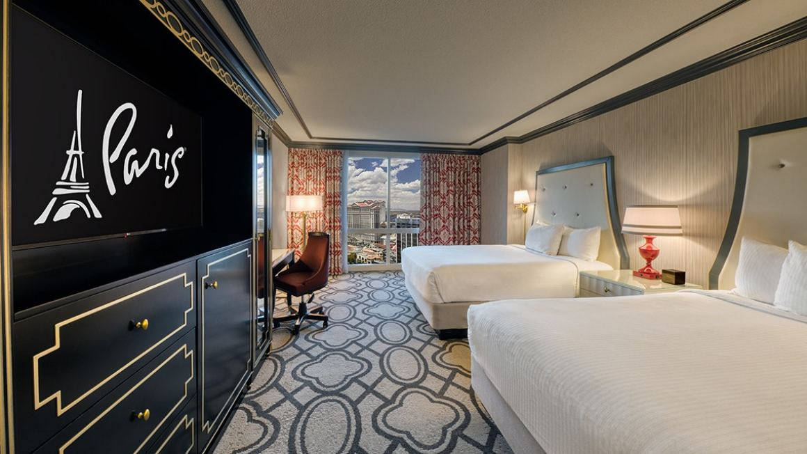 Paris Las Vegas Hotel Room Wallpaper