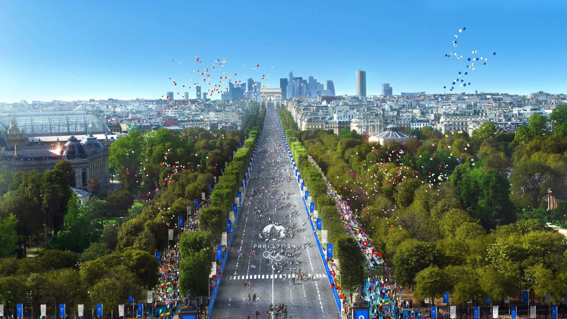 Paris2024 Olympics Marathon Route Wallpaper