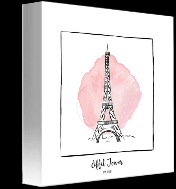 Parisian Elegance Eiffel Tower Artwork PNG