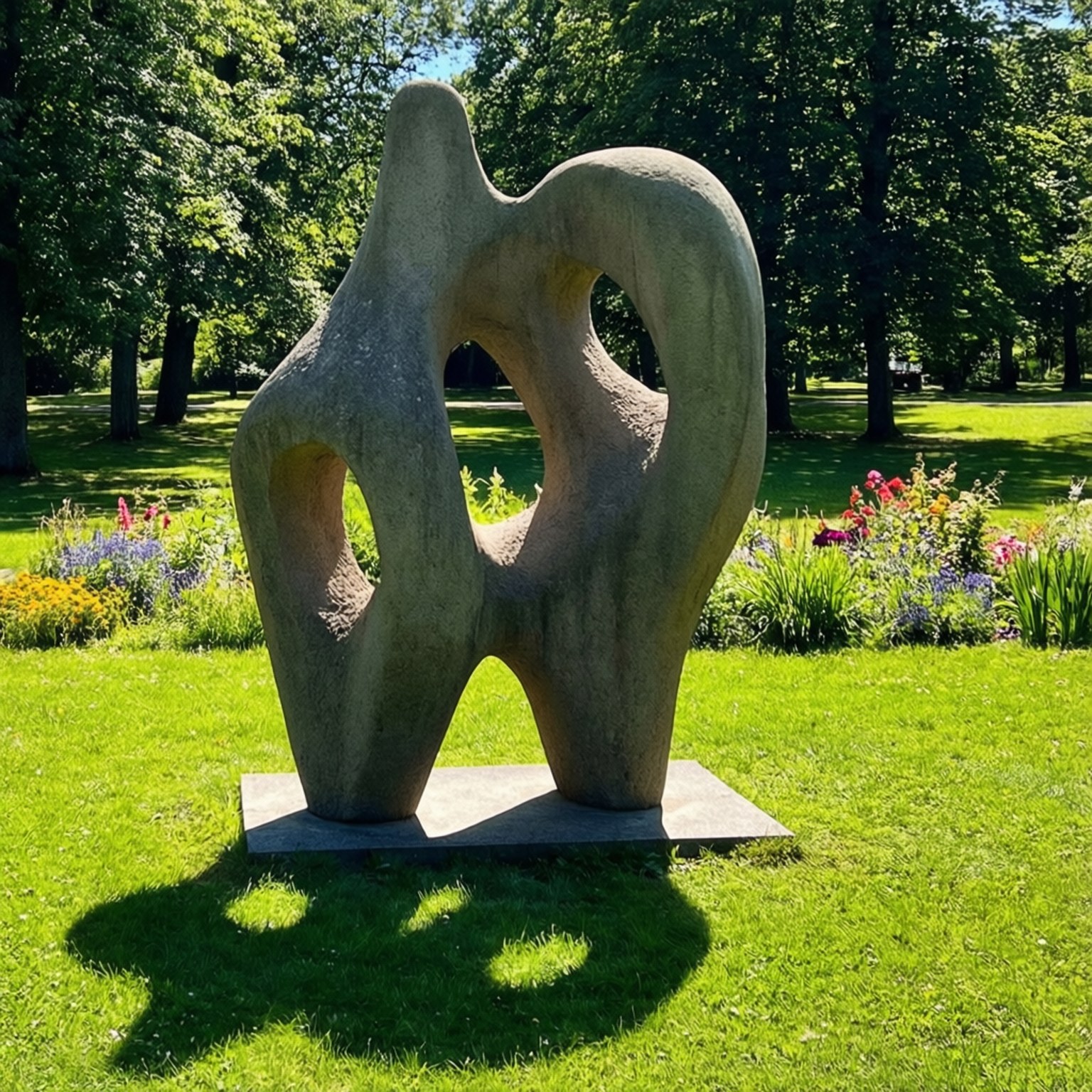 Park Skulptur Bakgrundsbilder