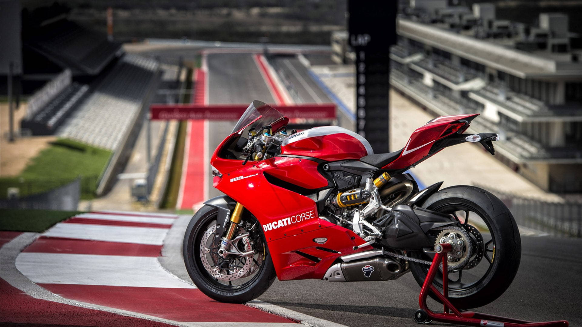 Parked Ducati 1199 Panigale R