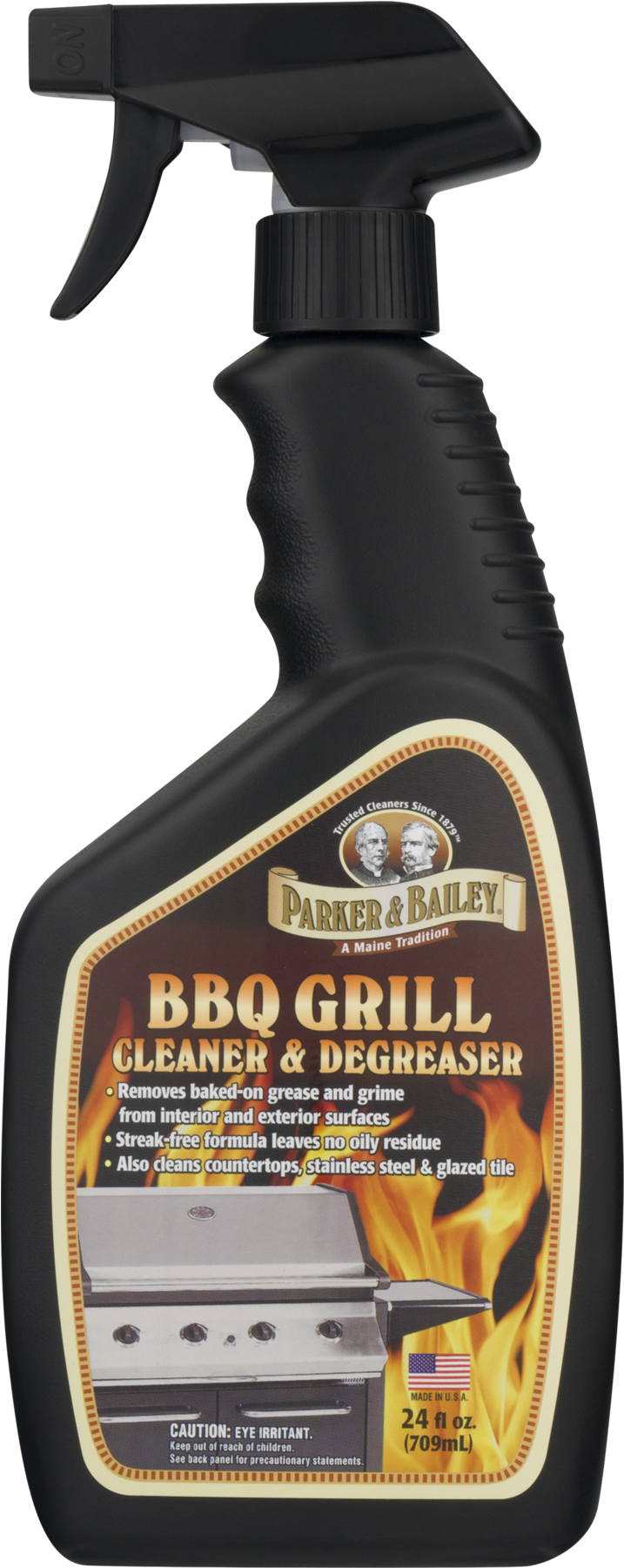 Parker Bailey B B Q Grill Cleaner Degreaser Bottle PNG