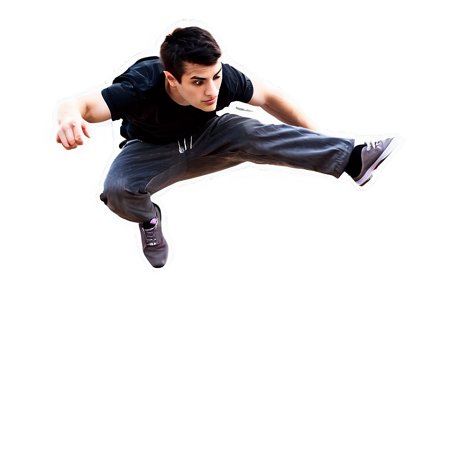 Download Parkour Jumping Stunt Png 06242024 | Wallpapers.com