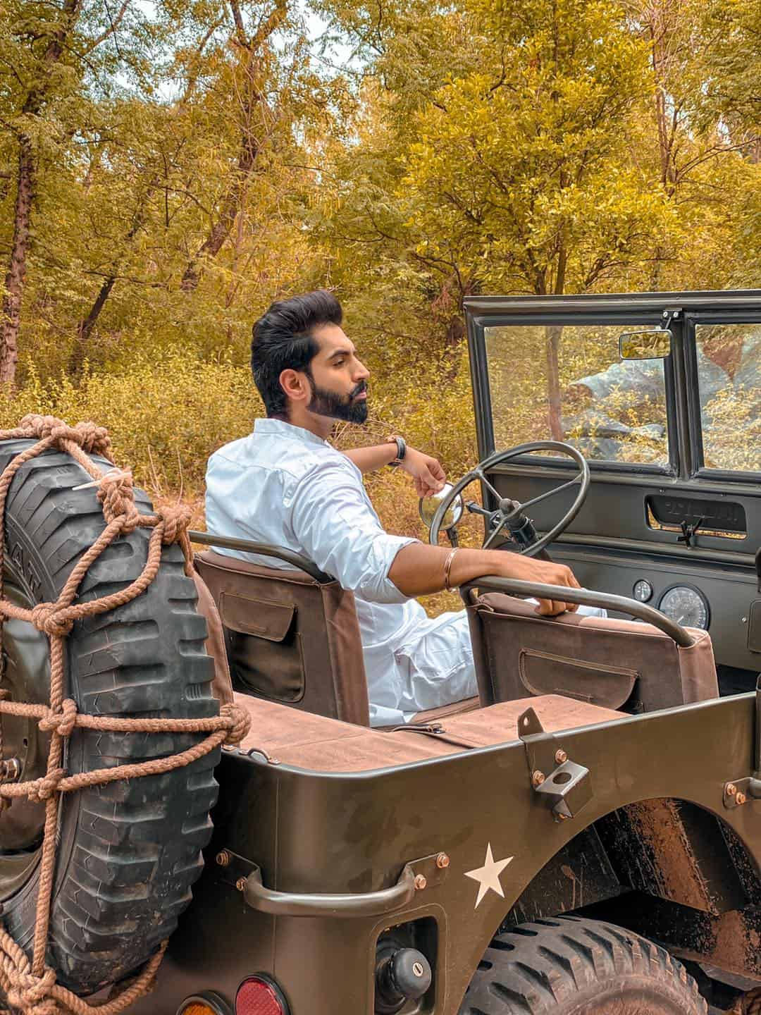 Parmish Verma Driving A Willys