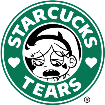 Parody Coffee Logo Crying Cartoon PNG