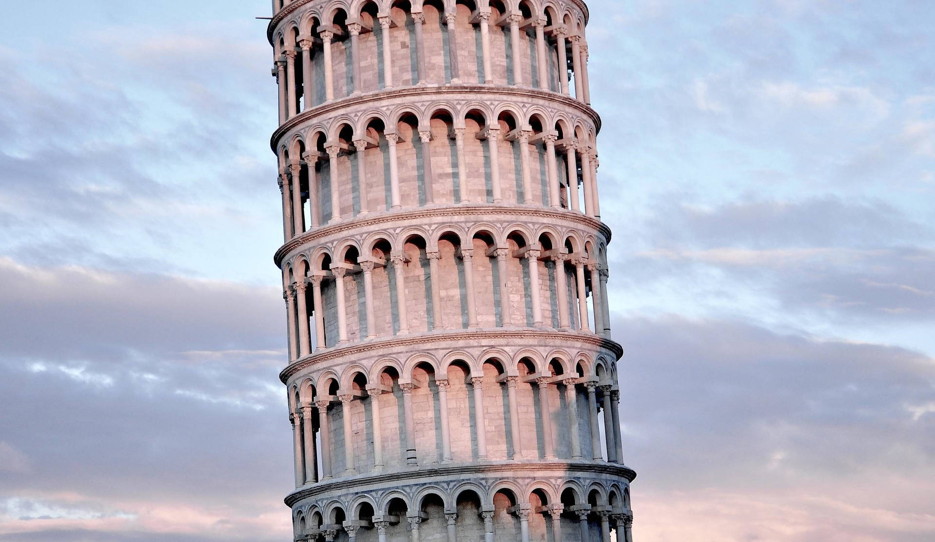 Part Of Leaning Tower Of Pisa Wallpaper