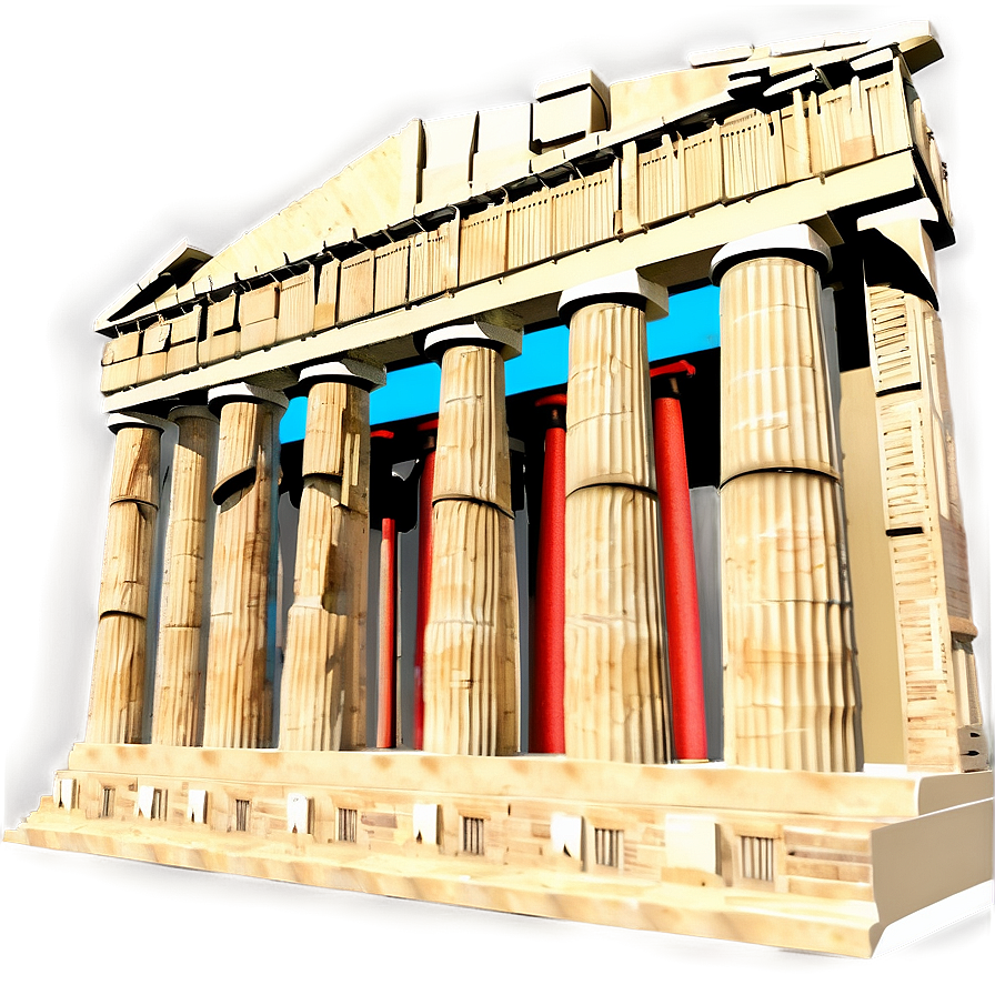 Parthenon Historical Reconstruction Png 06252024 PNG