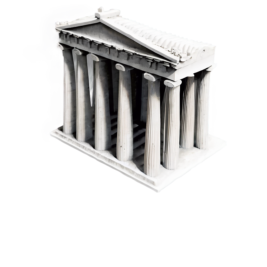 Parthenon Unique Perspective Png Dsy PNG