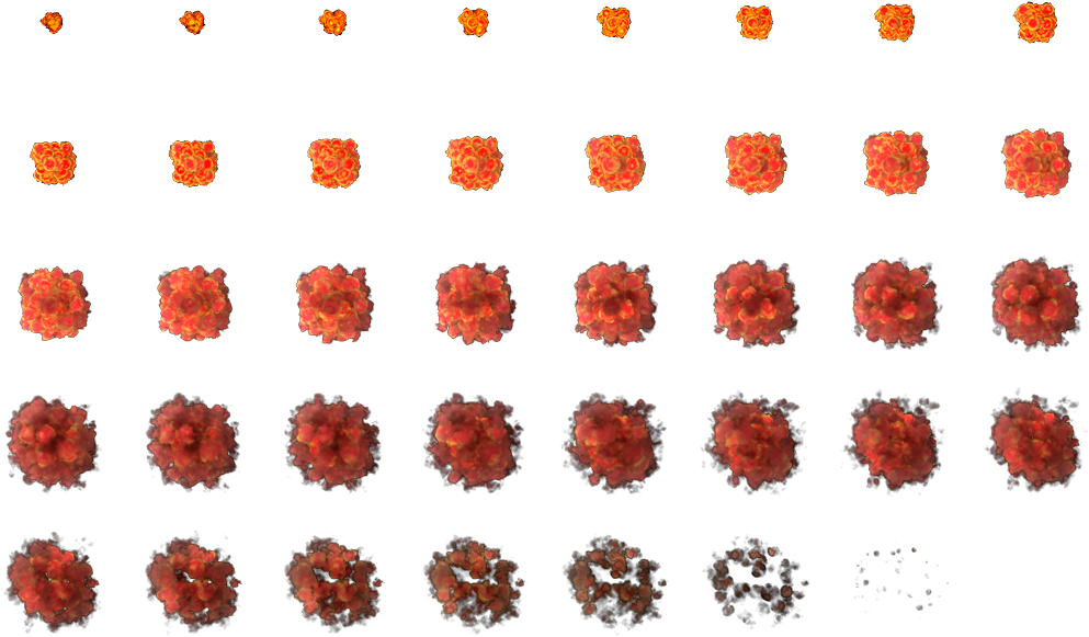 Particle Decay Sequence PNG