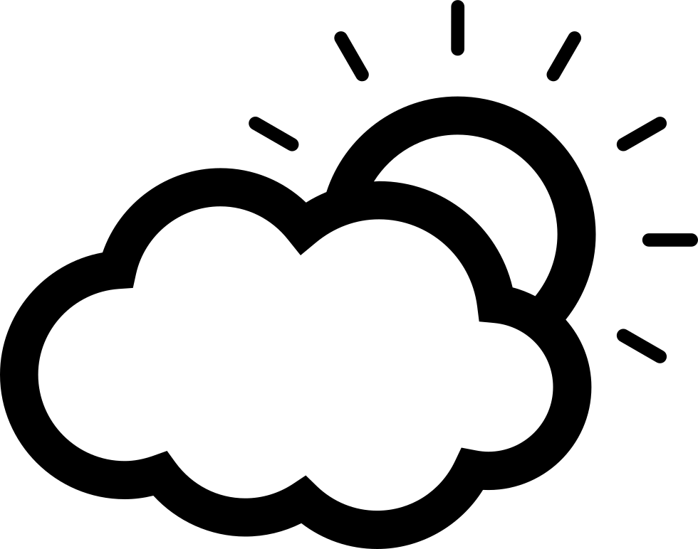 Partly Cloudy Weather Icon PNG