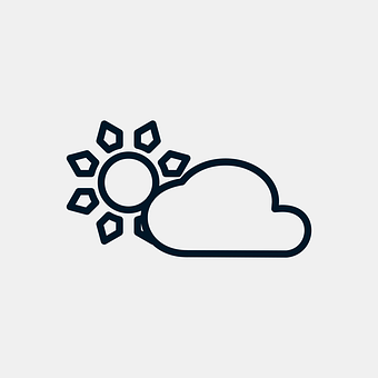 Partly Cloudy Weather Icon PNG
