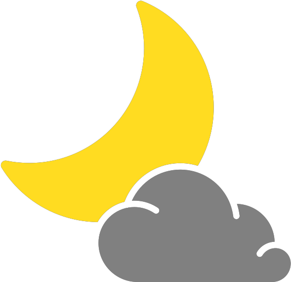 Partly_ Cloudy_ Night_ Icon PNG