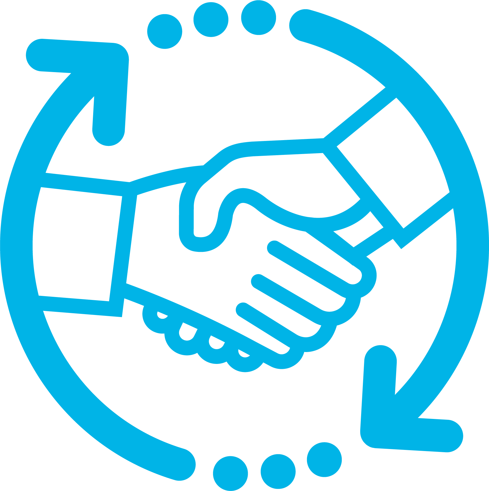 Partnership Handshake Icon PNG