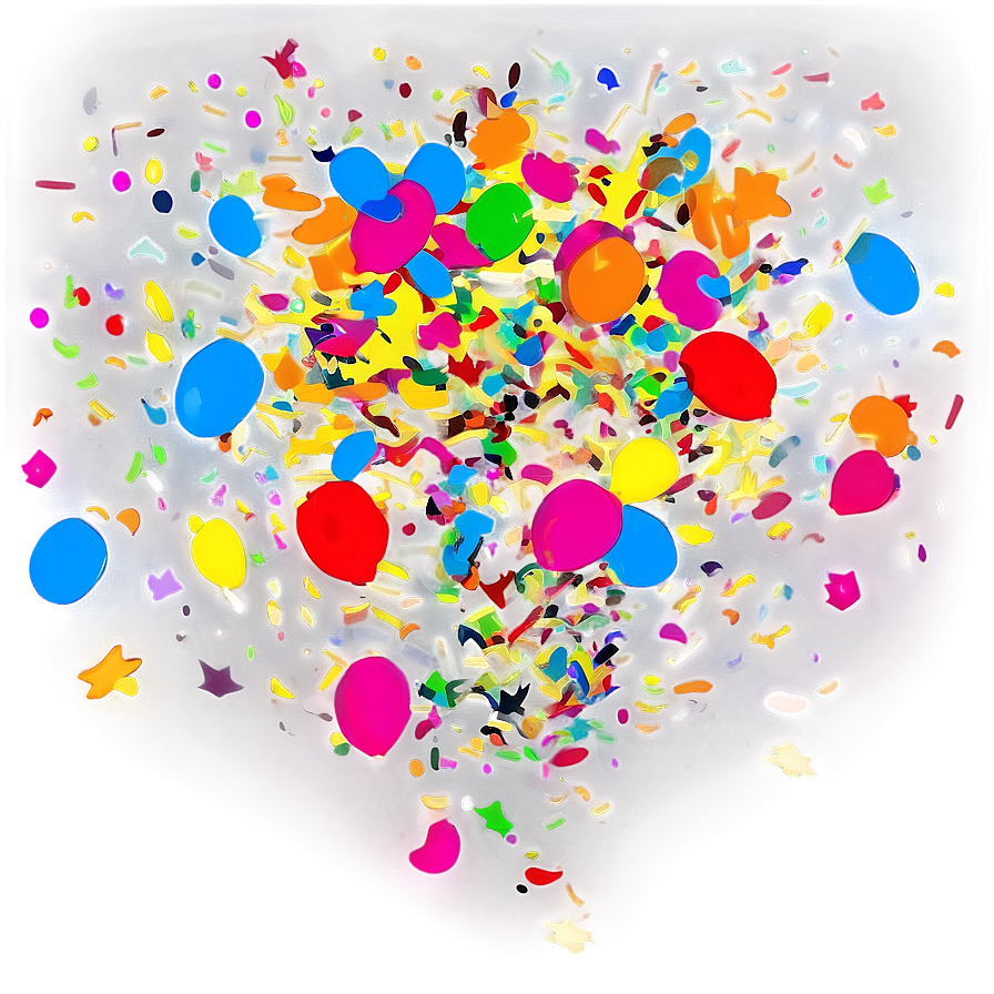 Party Confetti Png 64 PNG