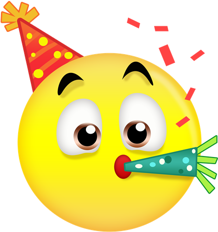 Download Party Emoji Celebration.png | Wallpapers.com