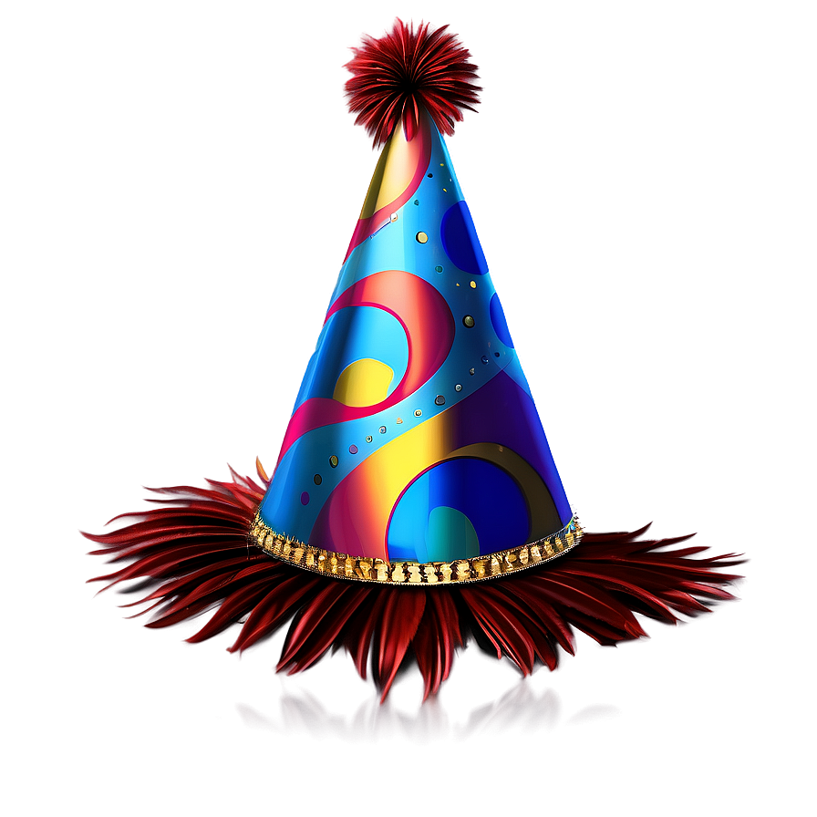 Party Hat With Feathers Png 44 PNG