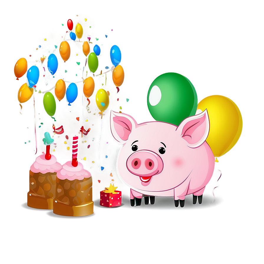 Download Party Pig Png 85 | Wallpapers.com