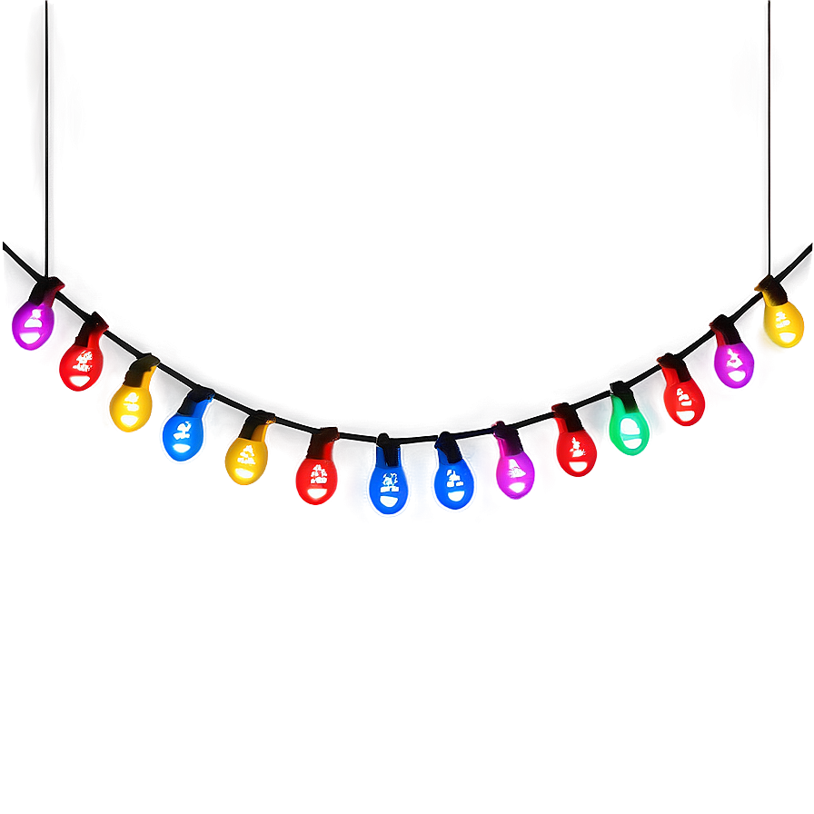 Party String Lights Png 05252024 PNG