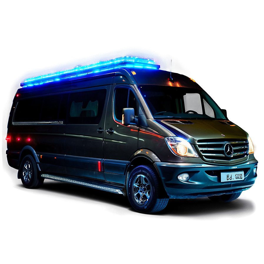 Party Van With Lights Png 84 PNG