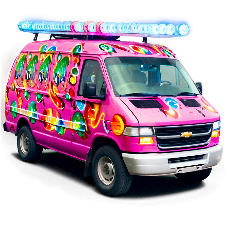 Party Van With Lights Png Iwq85 PNG