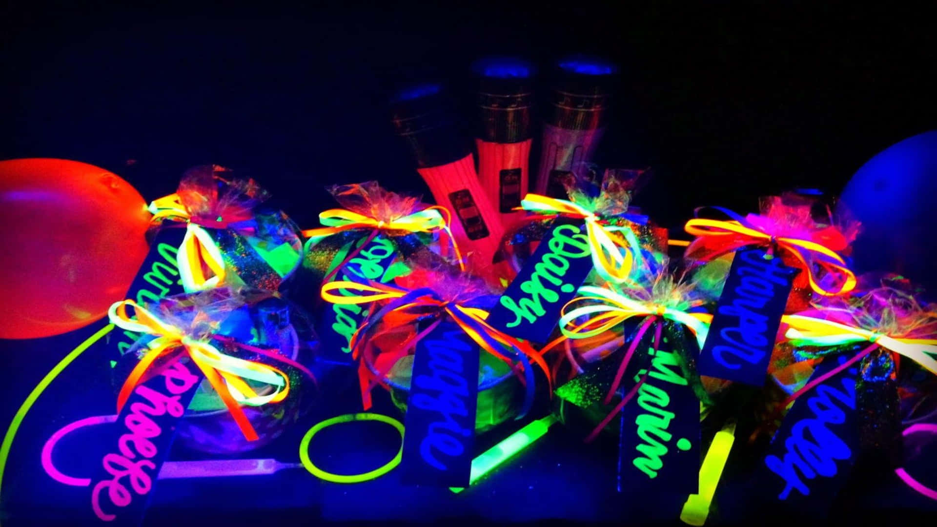 Neon Glow Party Favors