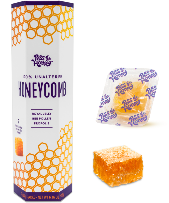 Pass The Honey Comb Packaging PNG