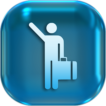 Passengerwith Luggage Icon PNG