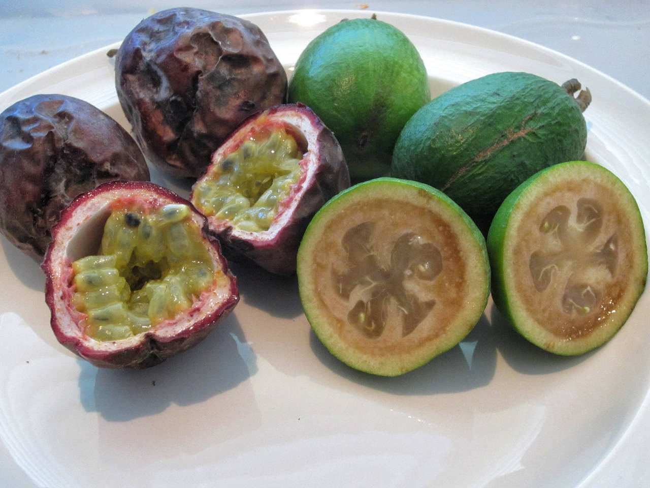 Passion Fruit And Feijoa Sellowiana Wallpaper